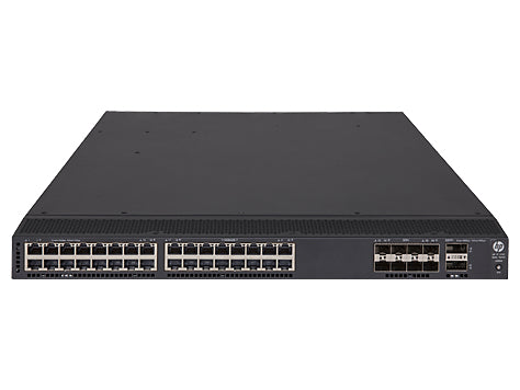 HPE FlexFabric 5700-32XGT-8XG-2QSFP+ Managed L3 10G Ethernet (100/1000/10000) 1U Black