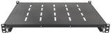 Intellinet 19" Sliding Shelf, 1U, For 600 to 800mm Depth Cabinets & Racks, shelf depth 350mm, Max weight 35kg, Black