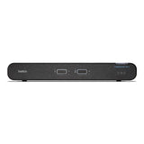 Belkin Universal 2nd Gen Secure KVM switch Rack mounting Black