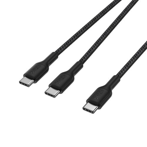 Belkin CAC004HQ1.5MBK USB cable USB 2.0 1.5 m USB C 2 x USB C Black