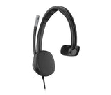 HP Poly Mission 615 Monaural USB Wired Headset (Bulk)