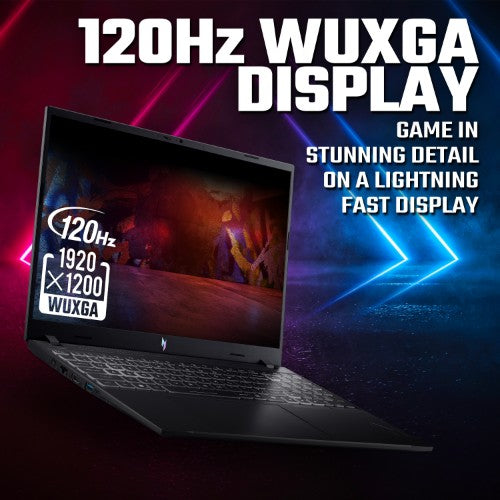 Acer Nitro V 16 V16 (ANV16-I31) gaming laptop - Intel Core 7 240H, NVIDIA RTX 5060, 16" 120Hz WUXGA (1920x1200), 16GB DDR5, 512GB SSD