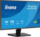 iiyama ProLite X2492HSU-B1 computer monitor 61 cm (24") 1920 x 1080 pixels Full HD LED Black