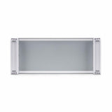 StarTech.com Ergonomic Monitor Riser Stand, Up to 33lb/15kg, Fixed height 3.5in/9cm, Desktop Computer Monitor/Laptop Riser, Steel Platform, Quick Assembly, Optimize Desk Space