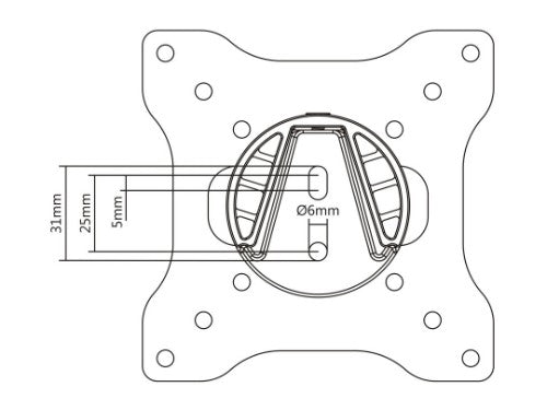 Multibrackets M VESA Full-Motion III 50 75 100