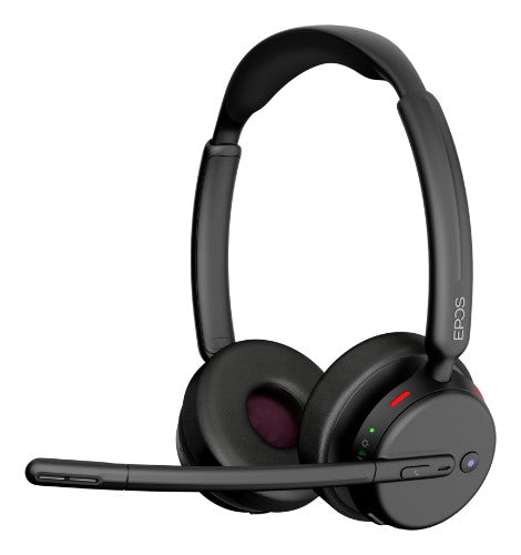 EPOS 1001375 headphones/headset Wired & Wireless Head-band Office/Call center USB Type-C Bluetooth Black