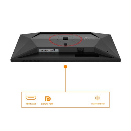 AOC G4 24G4HA computer monitor 60.5 cm (23.8") 1920 x 1080 pixels Full HD LED Black, Red