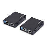 StarTech.com VDSL2 Ethernet Extender Kit over Single Pair Wire, Up to 0.6mi (1km) Long Range LAN Repeater over Phone Line/CAT5e/CAT6, Up to 300Mbps, Replacement for 110VDSLEXTEU - TAA