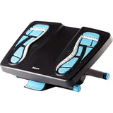 Fellowes Foot Rest Under Desk - Energizer Foot Support Ergonomic Foot Rest with 3 Height Adjustable Positions & Massage Textured Surface - Foot Rest Stool for Office & Home - Charcoal