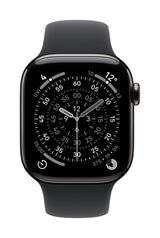 Apple MXLK3ZM/A smart wearable accessory Band Black Fluoroelastomer
