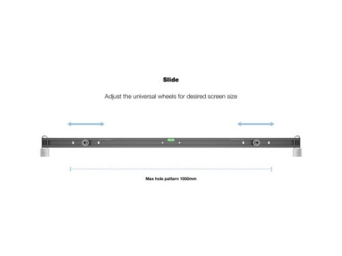 Multibrackets M Universal Public Wallmount, w Locks, Large