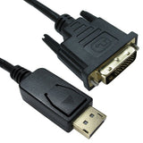 Cables Direct Display Port/DVI-D, 5m DisplayPort Black