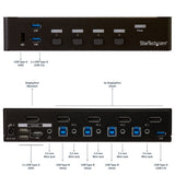 StarTech.com 4-Port DisplayPort KVM Switch - USB 3.0 - 4K 30Hz