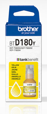 Brother BT-D180Y Ink bottle yellow, 5K pages ISO/IEC 19752 48.8ml for Brother DCP-T 580 DW