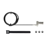 StarTech.com Universal Laptop Lock 6.6ft (2m), Security Cable For Notebook Compatible With Noble Wedge®/Nano/K-Slot; Keyless Combination Locking Cable, Anti-Theft Cut-Resistant Steel Cable