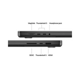 Apple MacBook Pro 16-inch : M4 Pro chip with 14‑core CPU and 20‑core GPU, 48GB, 512GB SSD - Space Black