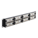 connektgear 48 Port Patch Panel (CAT5e) IDC Punch Down 19 inch