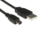 Cables Direct CDL-062-0.5 USB cable USB 2.0 0.5 m USB A Mini-USB B Black