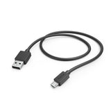 Hama 00201584 USB cable USB 2.0 1 m Micro-USB A USB A 0.48 Gbit/s Black
