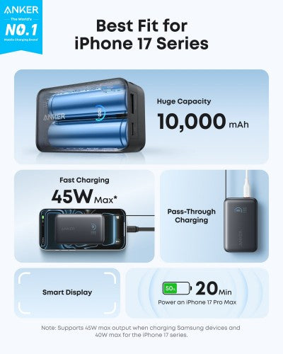 Anker A1638 10000 mAh Black
