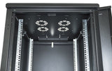 Intellinet 19" Network Cabinet - Free Standing, 42U, 800x800mm (width x depth), Black, Flatpack, Max 1500kg, Multi-Point Door Lock, One Lock Per Side Panel, Usable Depth 123 to 573mm, IP20 rated, Rack, Steel