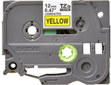 Brother TZE-631 DirectLabel black on yellow Laminat 12mm x 8m for Brother P-Touch TZ 3.5-18mm/6-12mm/6-18mm/6-24mm/6-36mm