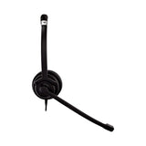 V7 Deluxe Mono Headset, boom mic, Adjustable Headband for PC, Mac, Laptop Computer, Chromebook, Black, 3.5mm connector