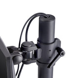 StarTech.com Desk Mount For 2x Vertically Stacked Monitors, Dual 49", Total 70lb (32kg), C-Clamp, Quick-Release VESA System, Widescreen 16:9/Ultrawide 32:9, TAA