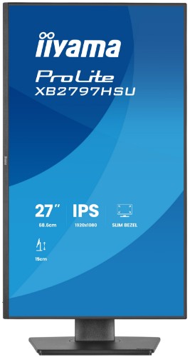 iiyama ProLite XB2797HSU-B1 computer monitor 68.6 cm (27") 1920 x 1080 pixels Full HD LED Black