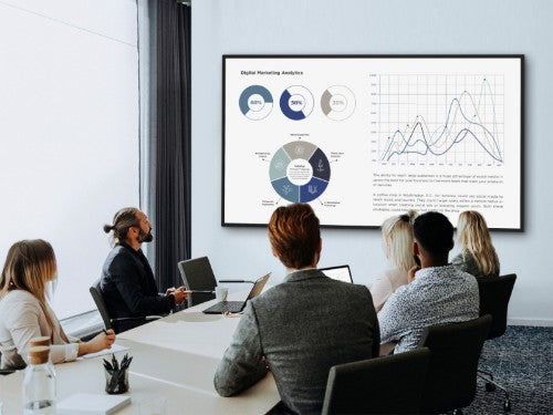 Viewsonic CDE7530 Signage Display 190.5 cm (75") Wi-Fi 450 cd/m² 4K Ultra HD Black Built-in processor Android 11