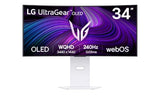 LG UltraGear OLED 34GX90SA-W Smart Gaming monitor