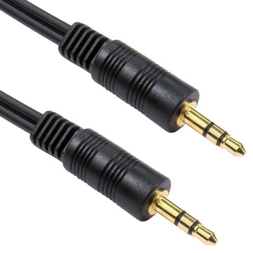 Cables Direct 2m 3.5mm, M - M audio cable Black