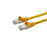 connektgear 3m RJ45 CAT6a SSTP Stranded Flush Moulded LS0H Network Cable - 26AWG - Yellow