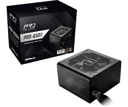 Asrock PRO-650B power supply unit 650 W 24-pin ATX ATX Black