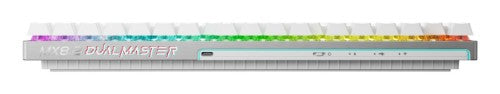 CHERRY MX 8.2 Pro TMR Wireless keyboard Gaming USB + RF Wireless + Bluetooth QWERTY UK English Silver, White