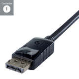 connektgear DisplayPort to DVI-I Active Adapter - Male to Female