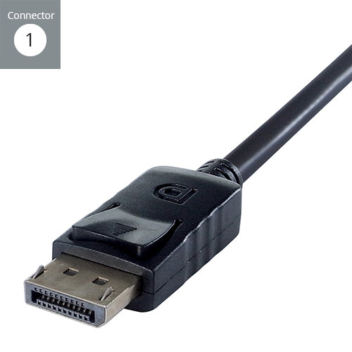 connektgear DisplayPort to DVI-I Active Adapter - Male to Female