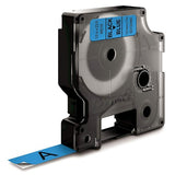 Dymo 45016/S0720560 DirectLabel-etikettes black on blue 12mm x 7m for Dymo D1 6-12mm/19mm/24mm/9-12mm/9-19mm