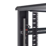 StarTech.com 4-Post 42U Server Rack Cabinet, 19" Data Rack Cabinet for Computer / AV / IT Equipment mount, Rack Server Enclosure with Casters, Full Size Industrial Network Storage