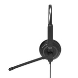 Port Designs PORT Connect 912005 headphones/headset Wired Head-band Calls/Music USB Type-C / USB Type-A Black
