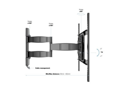 Multibrackets M VESA Flexarm Tilt & Turn III