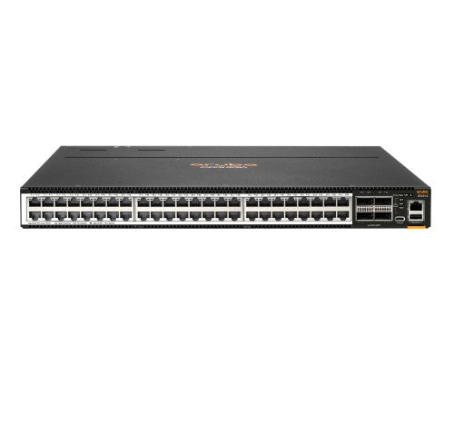 HPE Aruba Networking 8360-48XT4C v2 48p 1G/10GBase-T 4p 100G QSFP28 FB 3 Fans 2AC Managed L3 10G Ethernet (100/1000/10000) 1U