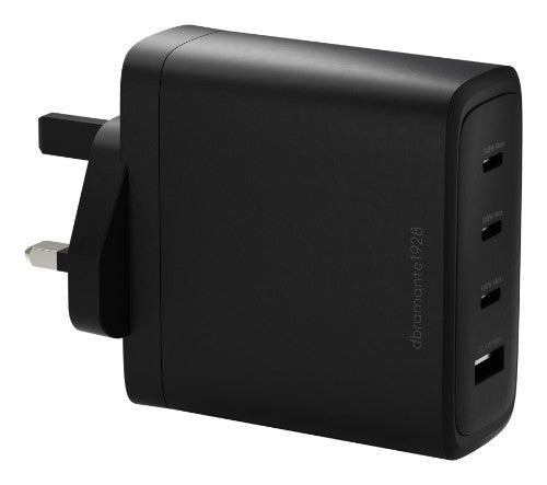 dbramante1928 IT - UK W. Charger - 3xUSB-C 140W + 1xUSB-A - BLK