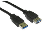 Cables Direct USB 3.0 USB cable USB 3.2 Gen 1 (3.1 Gen 1) 5 m USB A Black