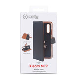 Celly Wally mobile phone case 14.7 cm (5.8") Folio Black, Brown