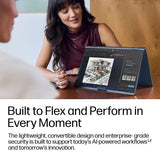 HP EBXFlG2i14AI U7 366H 14 32GB/512 PC Copilot+ PC Intel Core Ultra 7 Hybrid (2-in-1) 35.6 cm (14") Touchscreen WUXGA LPDDR5x-SDRAM 512 GB SSD Wi-Fi 7 (802.11be) Windows 11 Pro Blue
