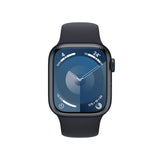 Apple Watch Series 9 GPS + Cellular 41mm Midnight Aluminium Case w/ Midnight Sport Band - S/M