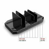 Lindy 120W 10 Port USB Charging Station