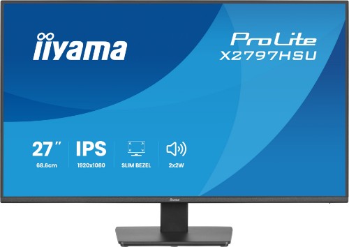 iiyama ProLite X2797HSU-B1 computer monitor 68.6 cm (27") 1920 x 1080 pixels Full HD LED Black