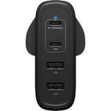 OtterBox Standard UK Wall Charger 100W - 2X USB-C + 2X USB-A USB-PD